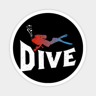 Love Scuba Diving Tshirt Mask Gift Dive Lovers Gifts New Magnet